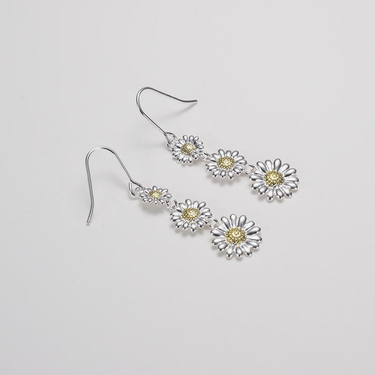 Triple Daisy Drop Earrings Video