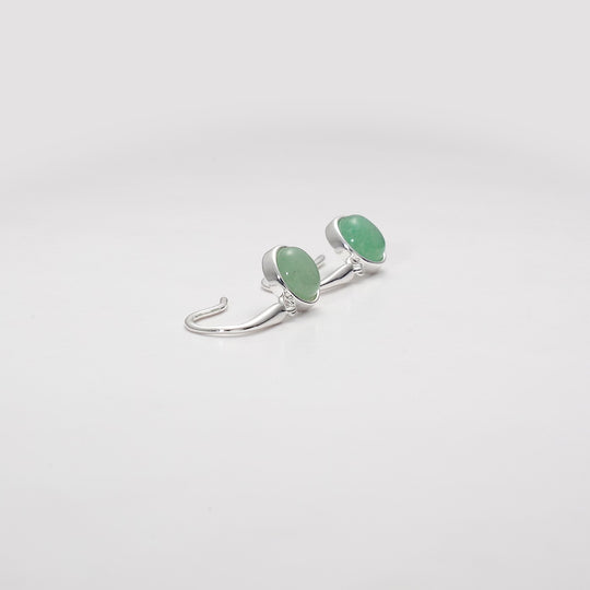 Green Aventurine Drop Earrings Video