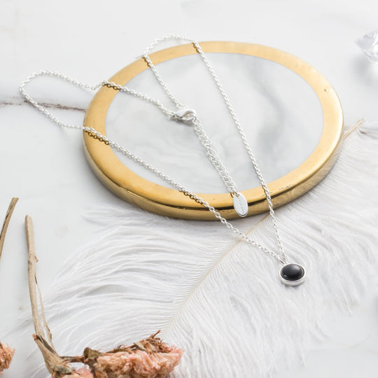 Black Onyx Necklace - Philip Jones Jewellery