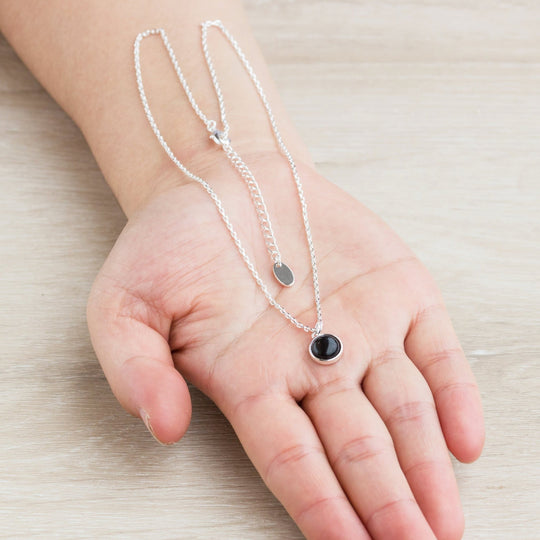 Black Onyx Necklace - Philip Jones Jewellery