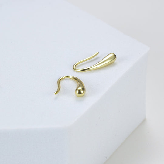 Gold Plated Sterling Silver Teardrop Earrings Video