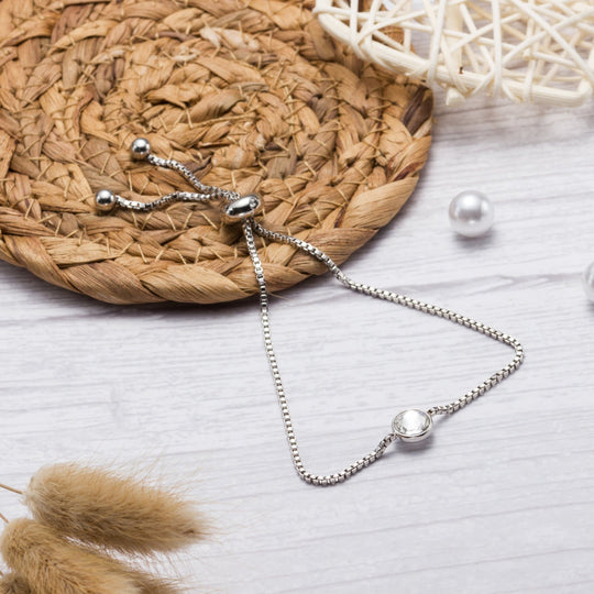 Crystal Bracelet Created with Zircondia® Crystals - Philip Jones Jewellery