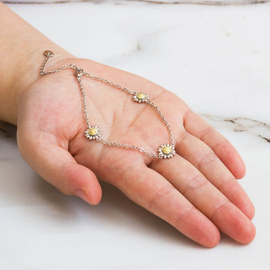 Daisy Anklet - Philip Jones Jewellery