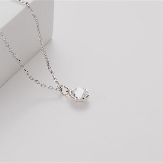 Crystal Necklace Created with Zircondia® Crystals Video