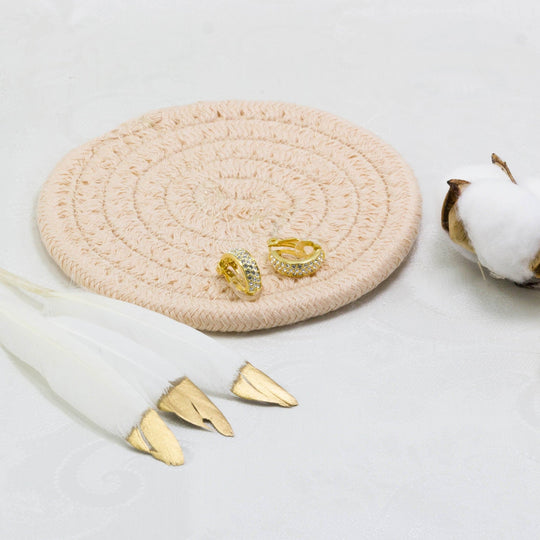 Gold Plated Pave Clip On Earrings Created with Zircondia® Crystals - Philip Jones Jewellery