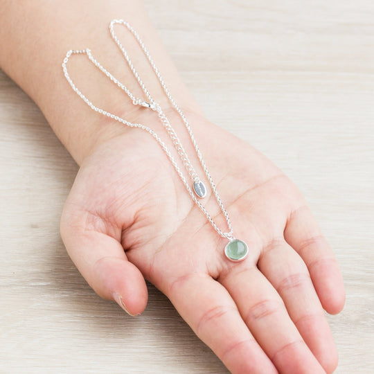 Green Aventurine Necklace - Philip Jones Jewellery