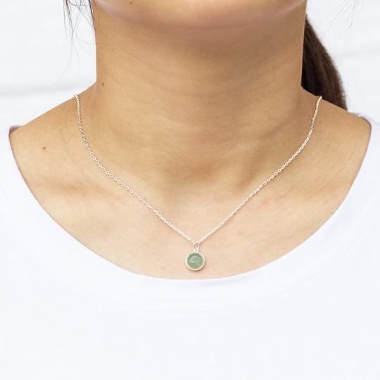 Green Aventurine Necklace - Philip Jones Jewellery