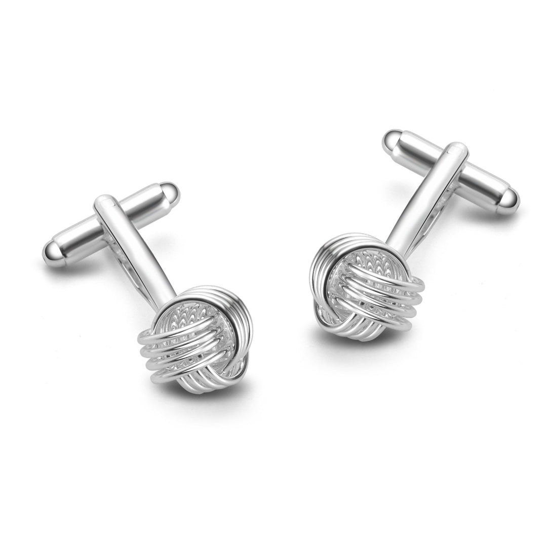 I Couldn't Say I Do Without You Knot Cufflinks - Philip Jones Jewellery