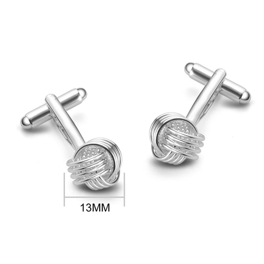 I Couldn't Say I Do Without You Knot Cufflinks - Philip Jones Jewellery