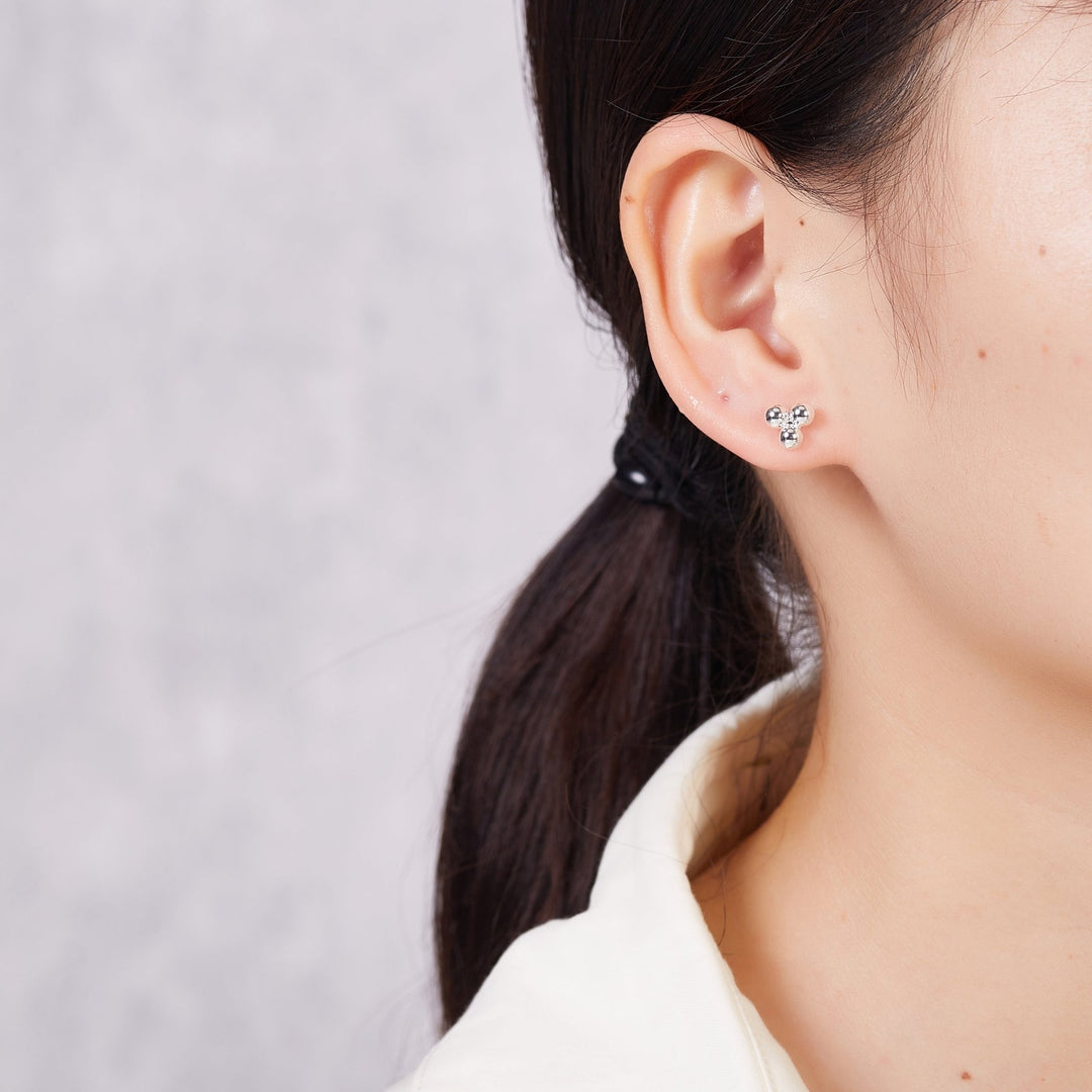 Silver Plated Trinity Earrings - Philip Jones Jewellery