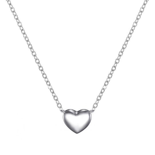 Sterling Silver I Couldn't Say I Do Without You Heart Necklace - Philip Jones Jewellery