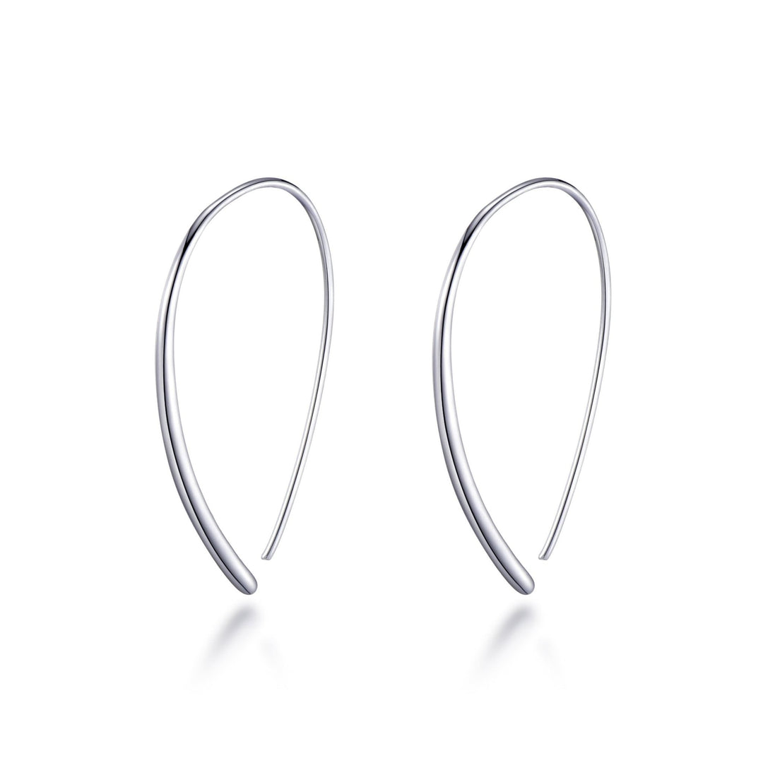 Sterling Silver Thread Earrings - Philip Jones Jewellery
