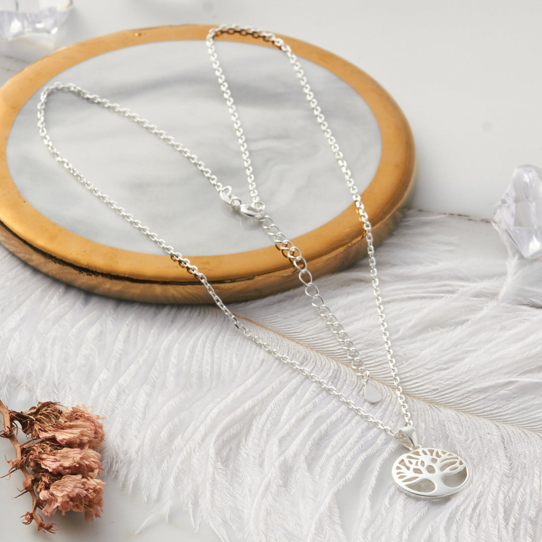 Sterling Silver Tree of Life Necklace - Philip Jones Jewellery