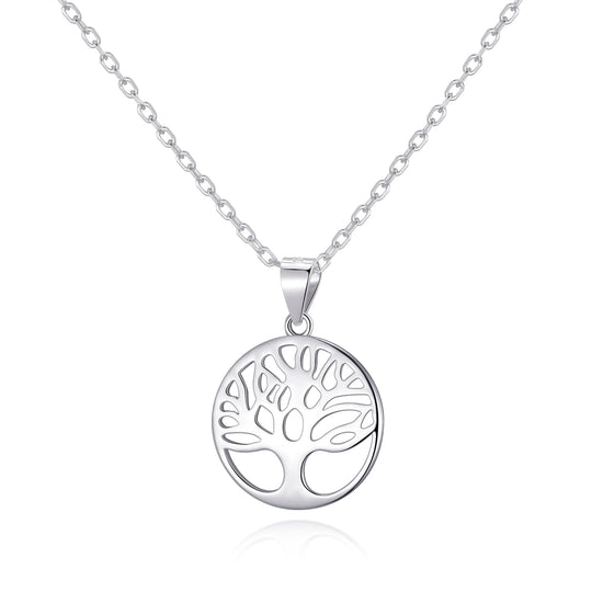 Sterling Silver Tree of Life Necklace - Philip Jones Jewellery