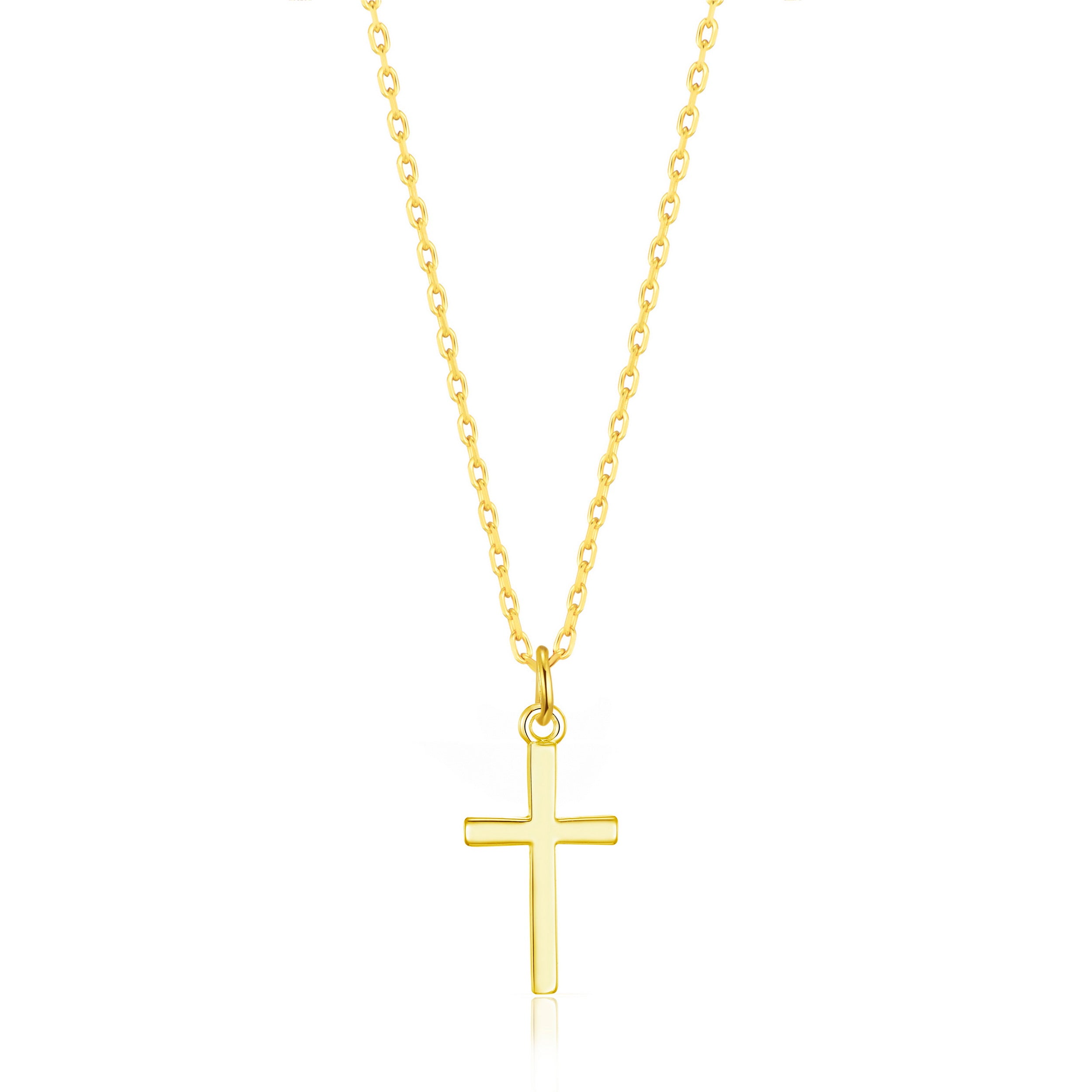 Gold Plated Cross Necklace