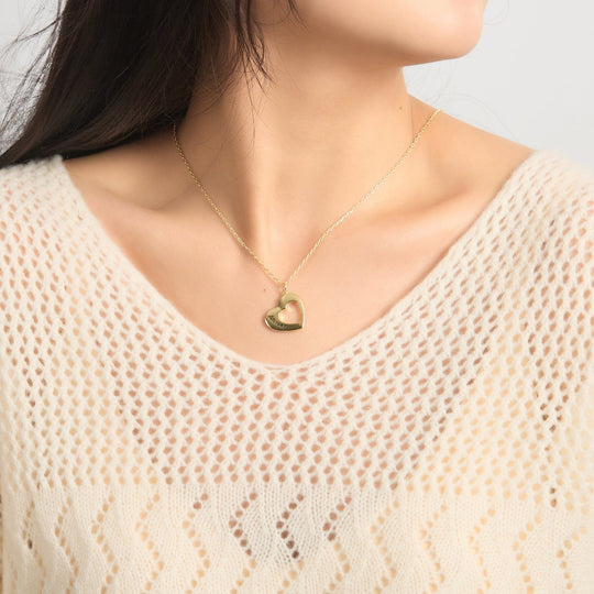 18k Gold Plated Mother and Daughter Necklace Set - Philip Jones Jewellery