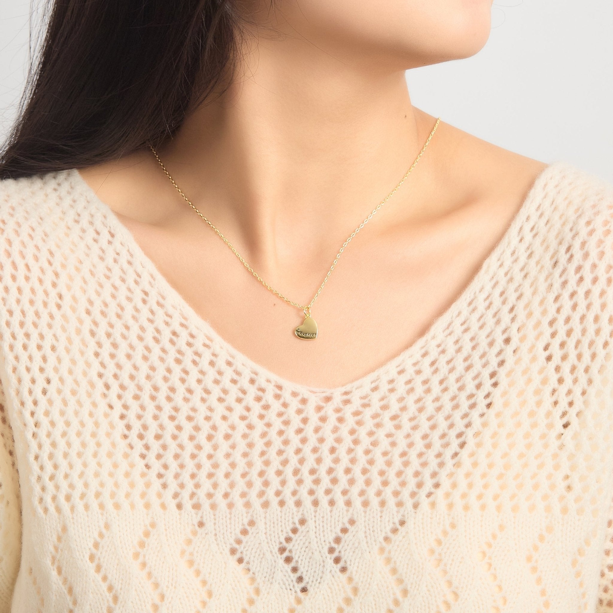 18k Gold Plated Mother and Daughter Necklace Set – Philip Jones