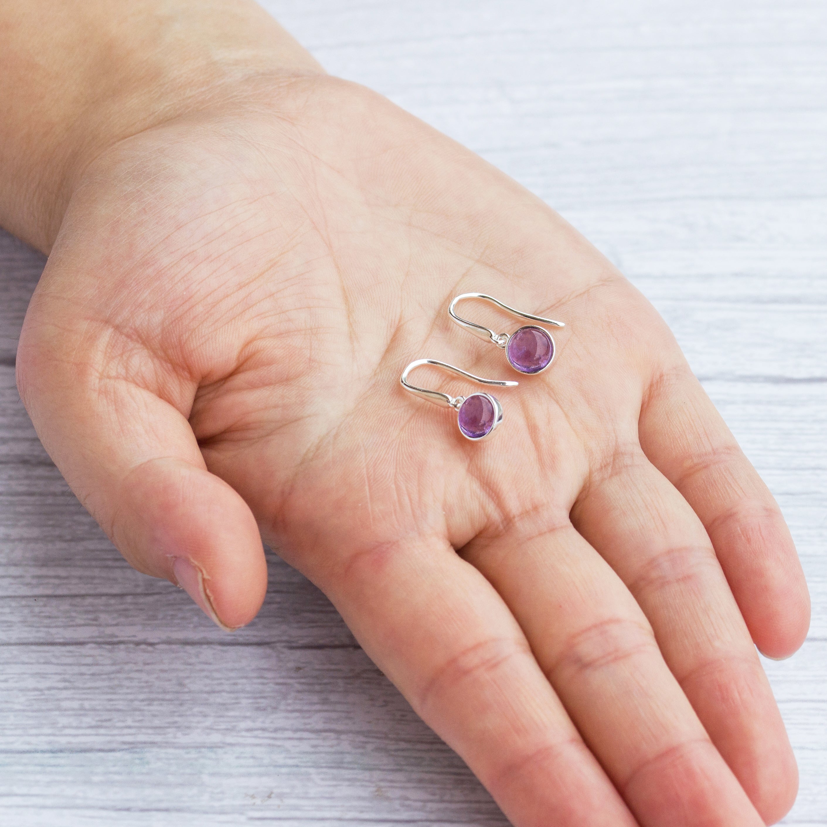 Amethyst Drop Earrings