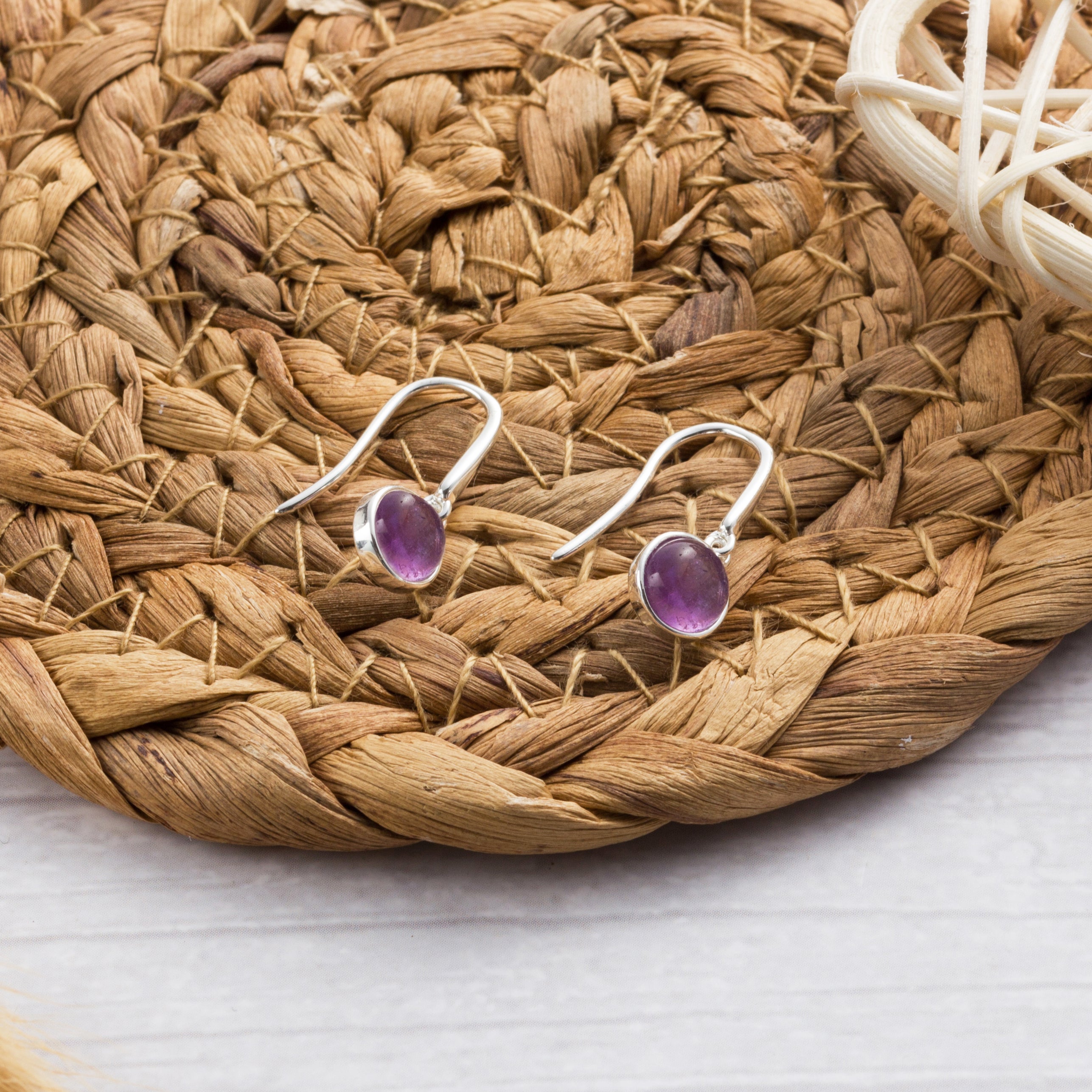 Amethyst Drop Earrings