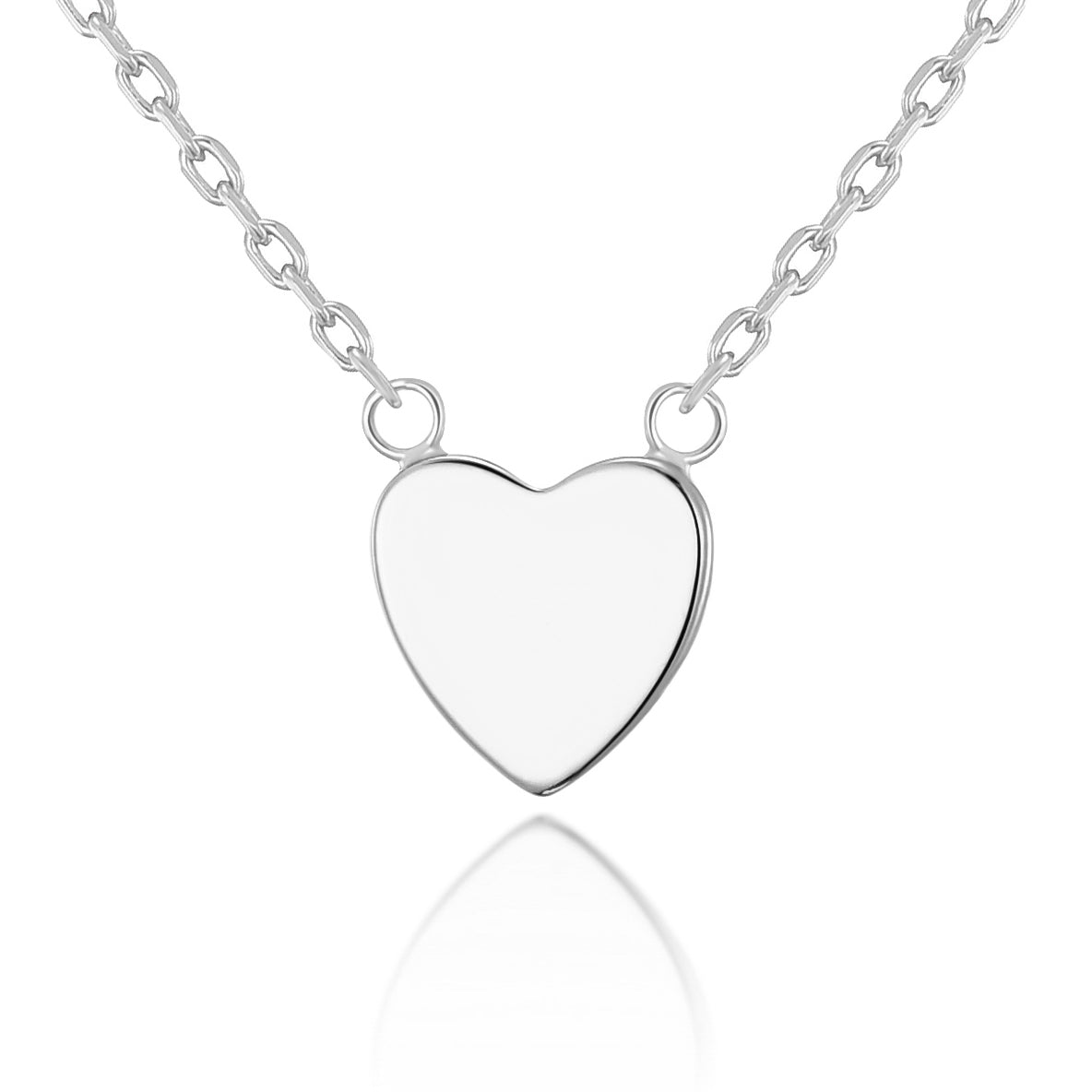 Silver Plated Sister Heart Necklace with Quote Card