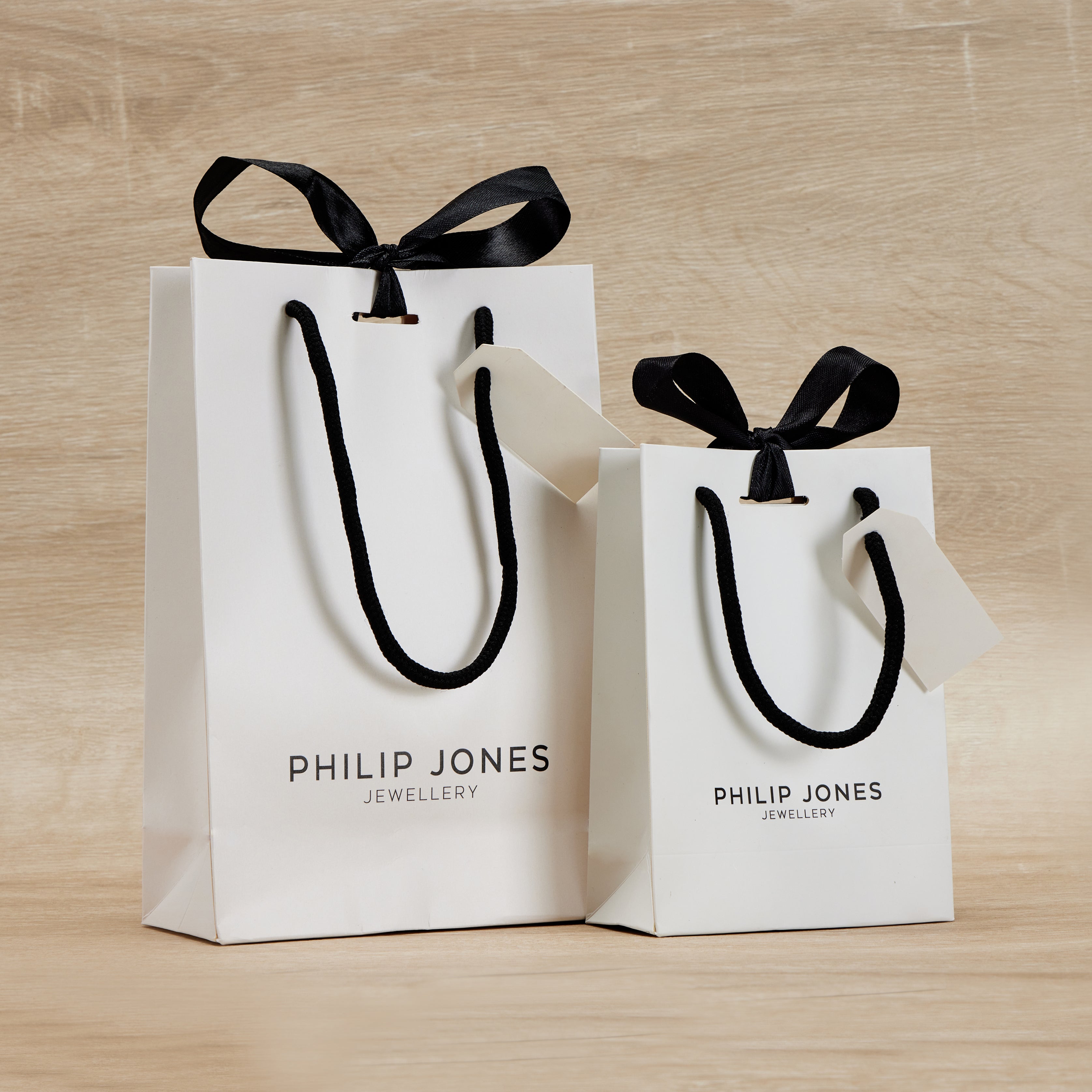 Philip Jones Gift Box, Bag & Polishing Cloth
