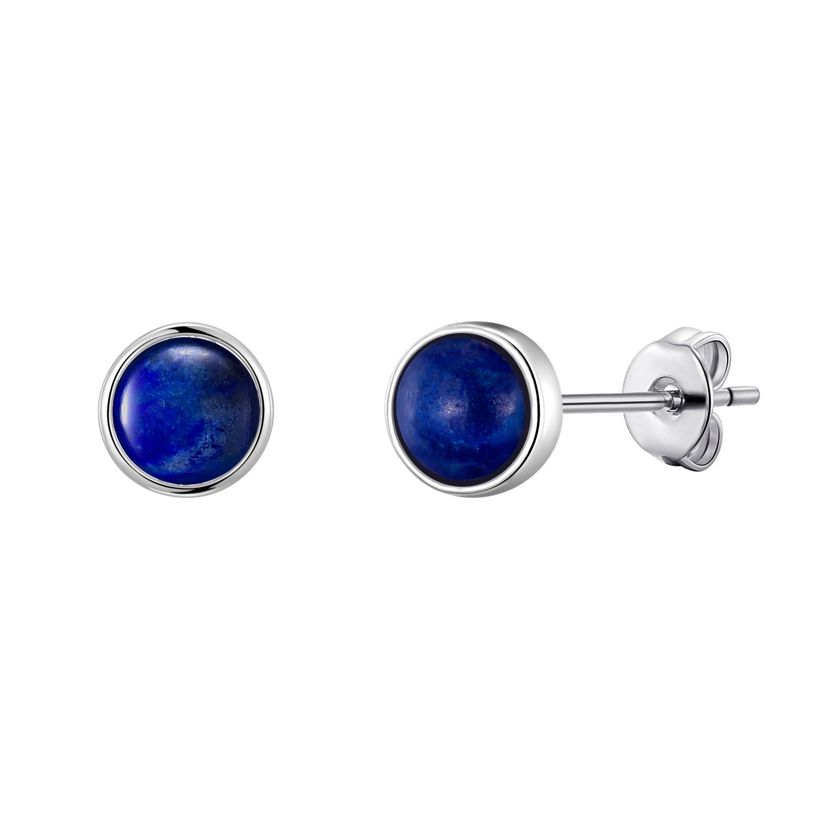 Lapis Stud Earrings