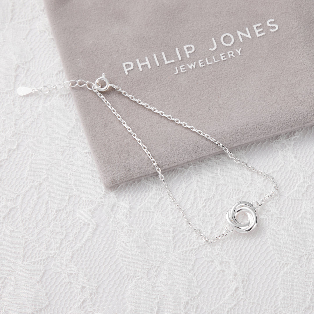 Sterling Silver Bridal Knot Bracelet