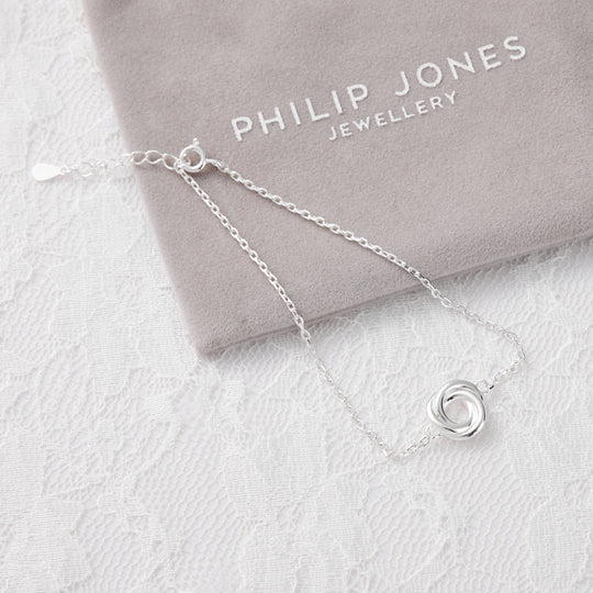 Sterling Silver Bridal Knot Bracelet