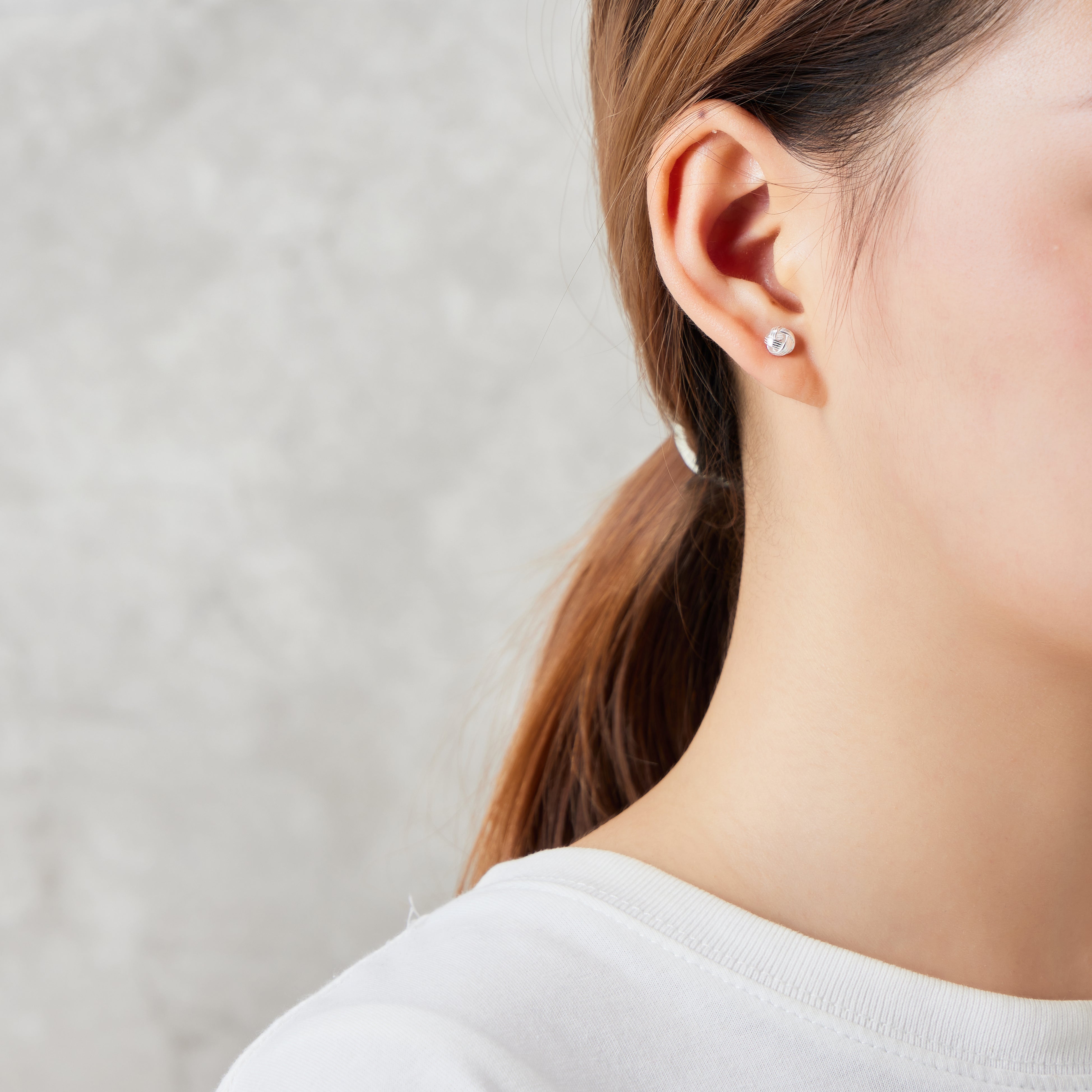 Sterling Silver Knot Earrings