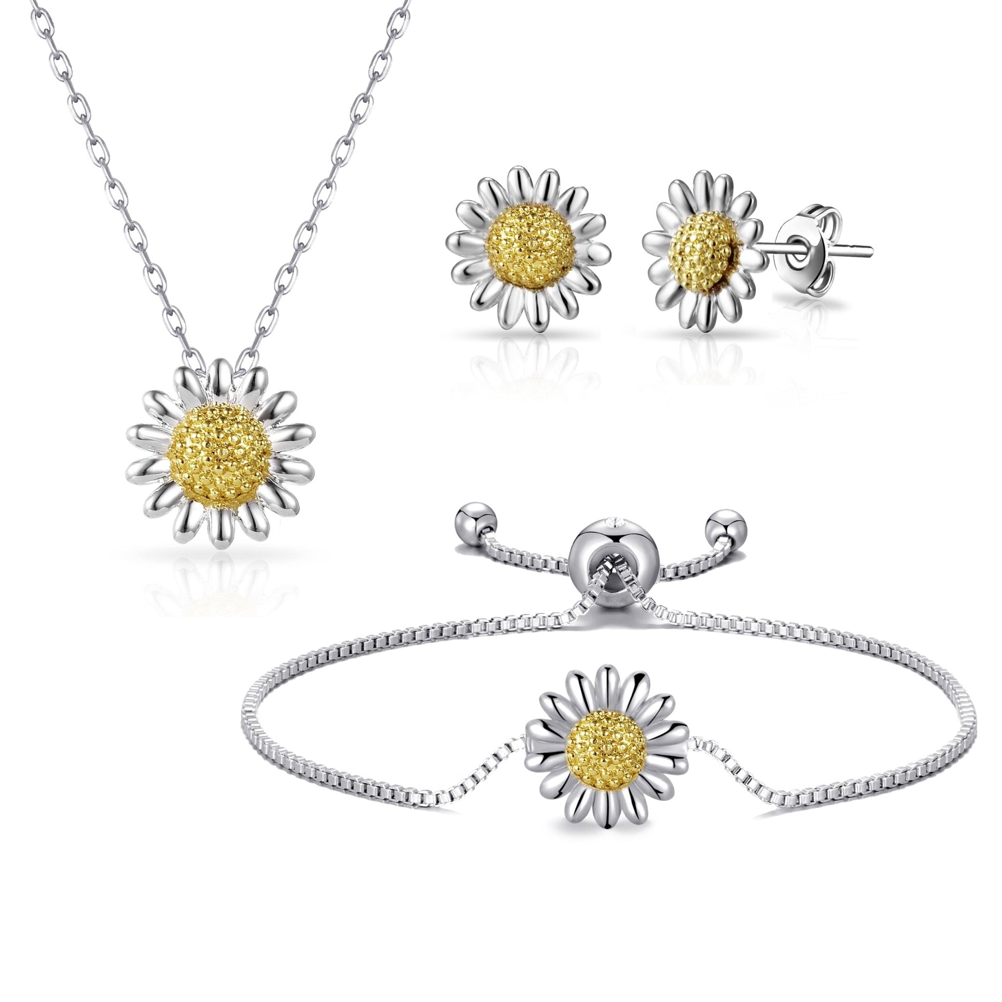 3pc Daisy Set - Philip Jones Jewellery