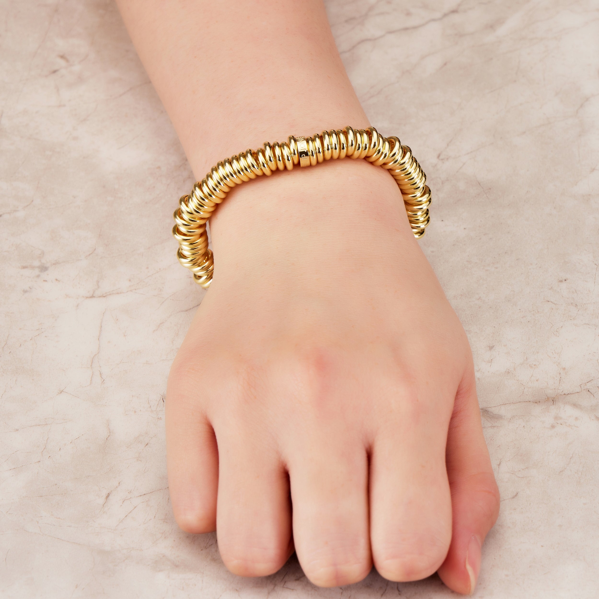 Gold Plated Sweetie Stretch Bracelet