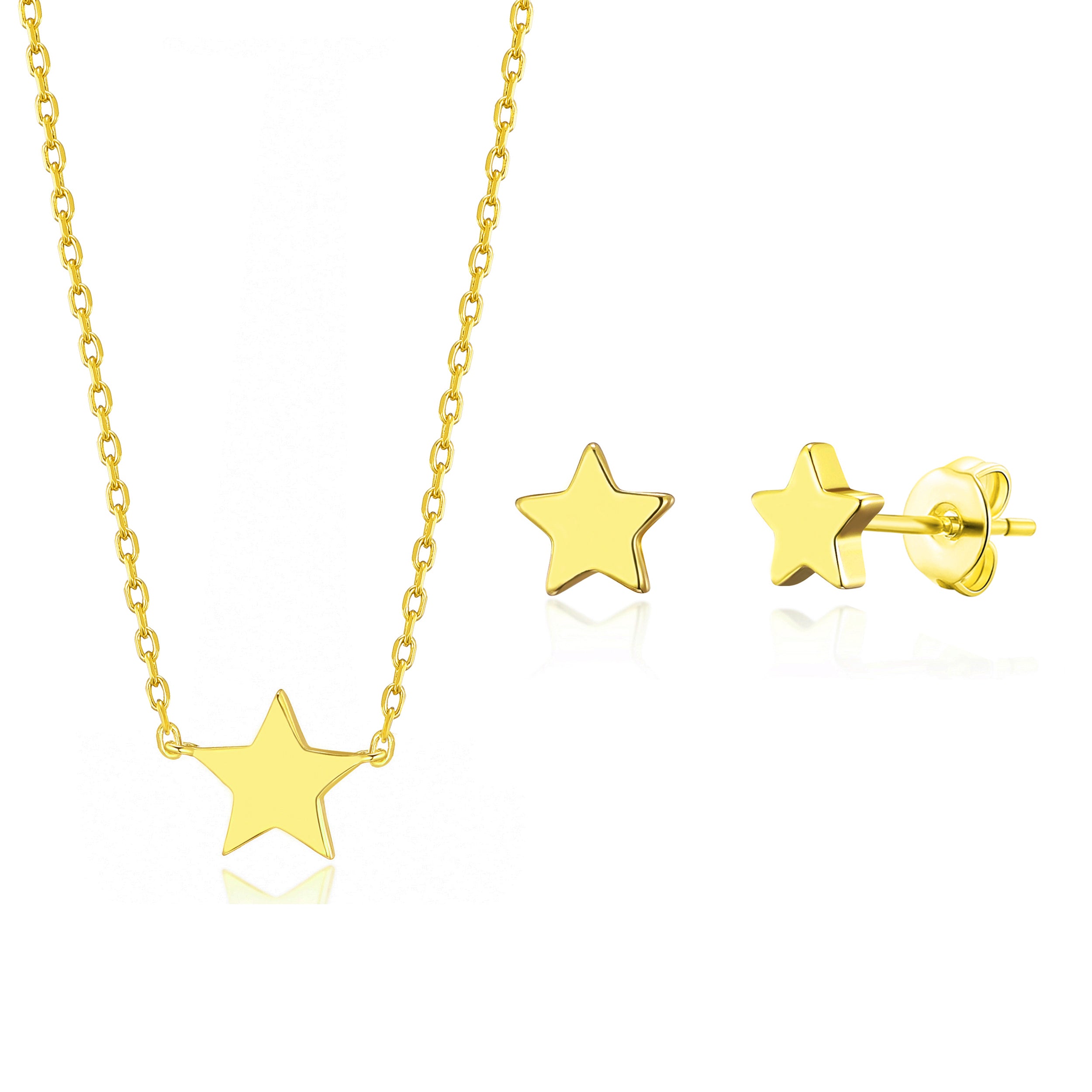 Gold Plated Star Set