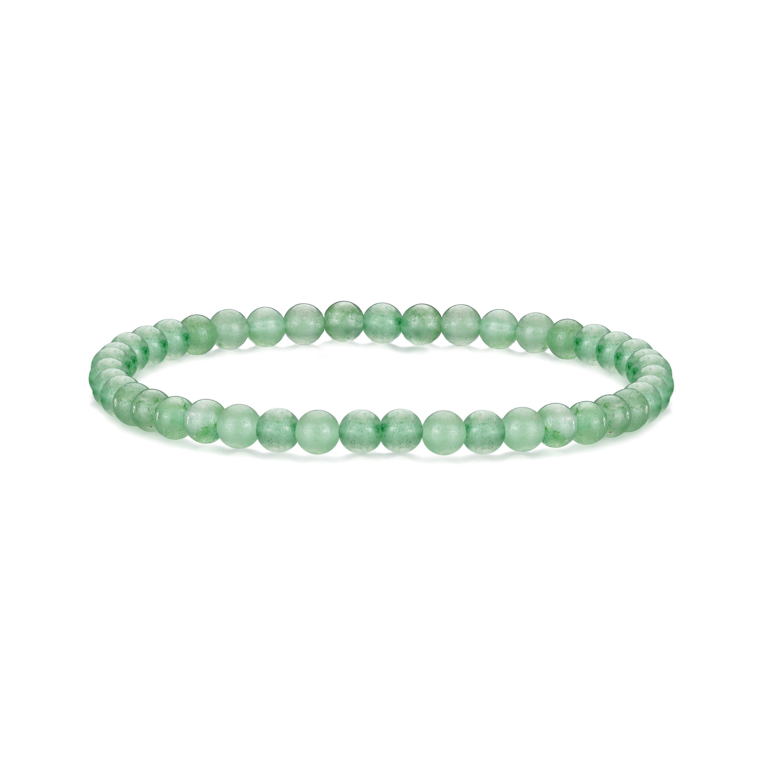 Green Aventurine Mini Beaded Gemstone Stretch Bracelet