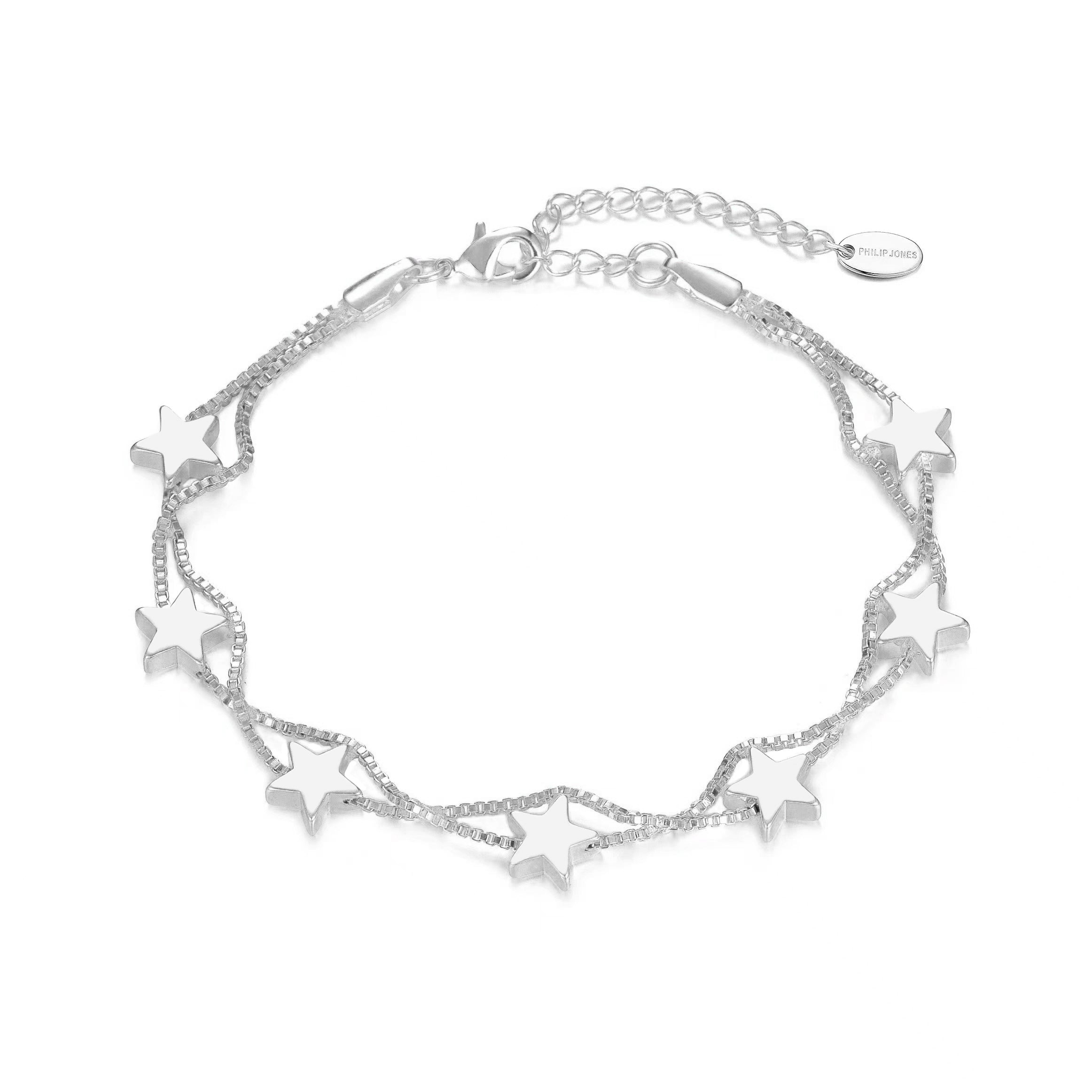 Silver Plated Star Bracelet