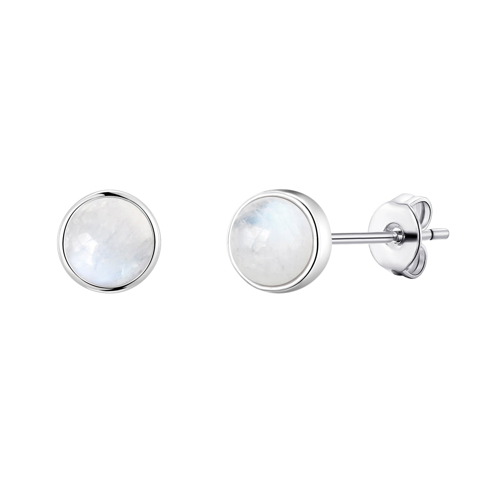 Moonstone Stud Earrings