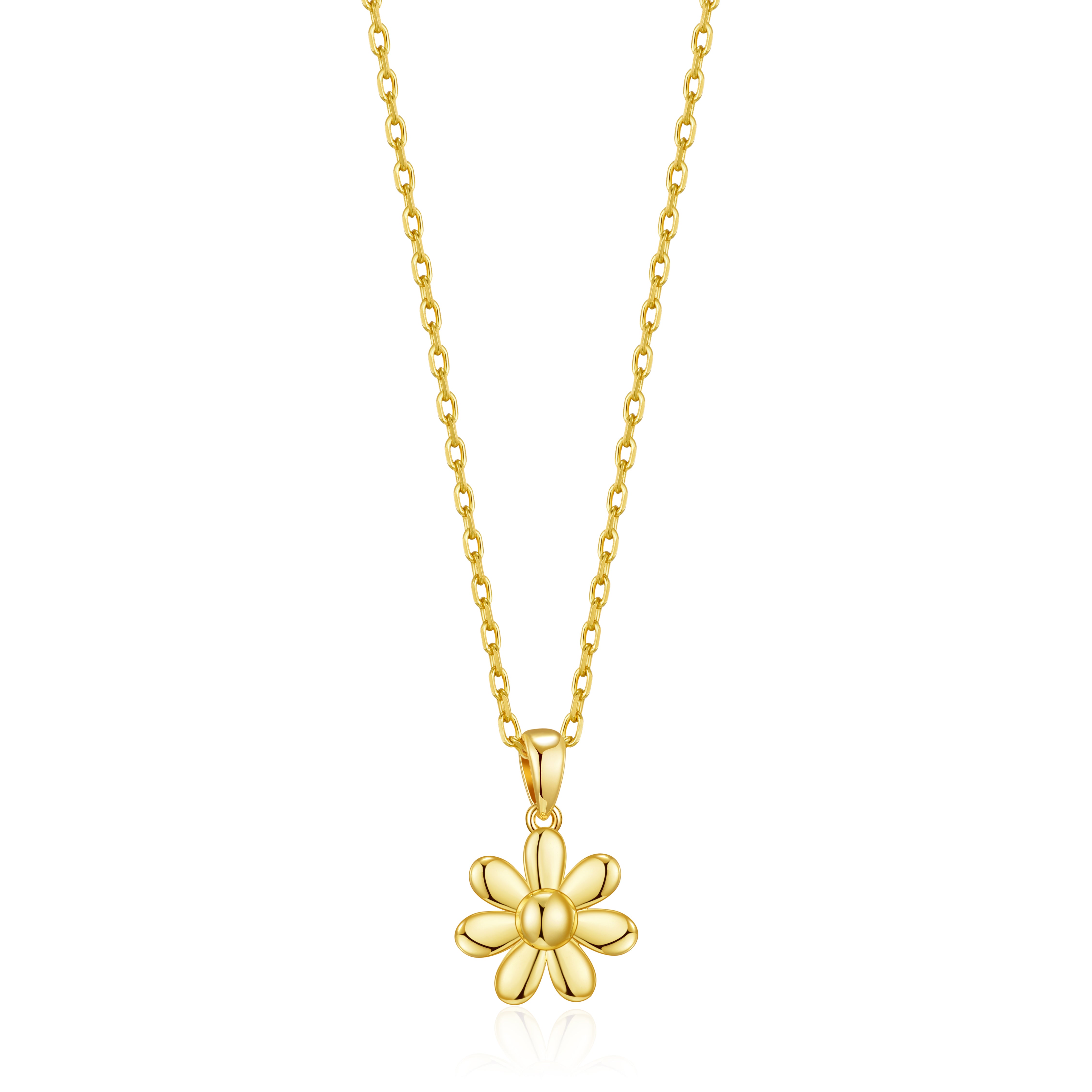 Gold Plated Daisy Necklace