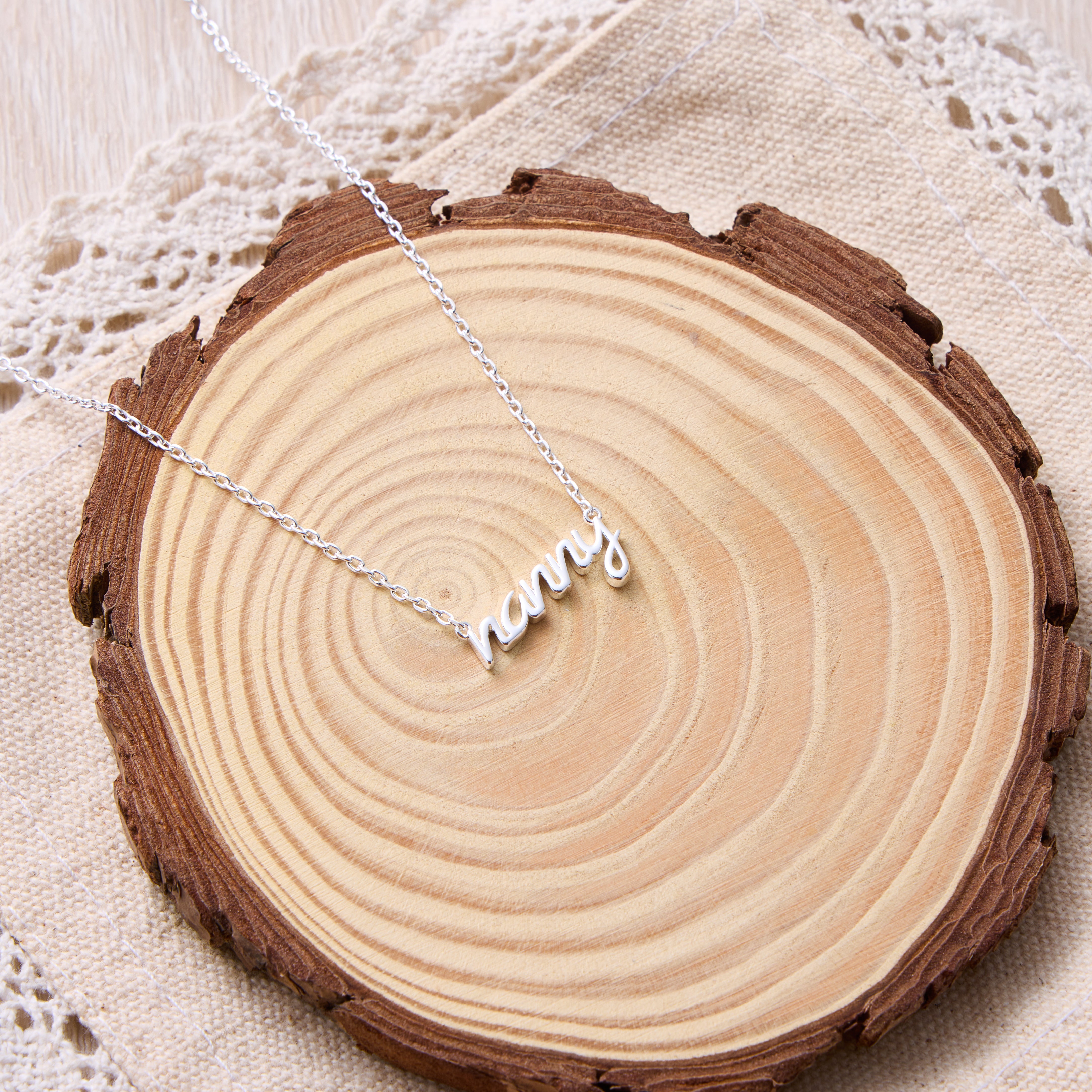 Silver Plated Nanny Necklace