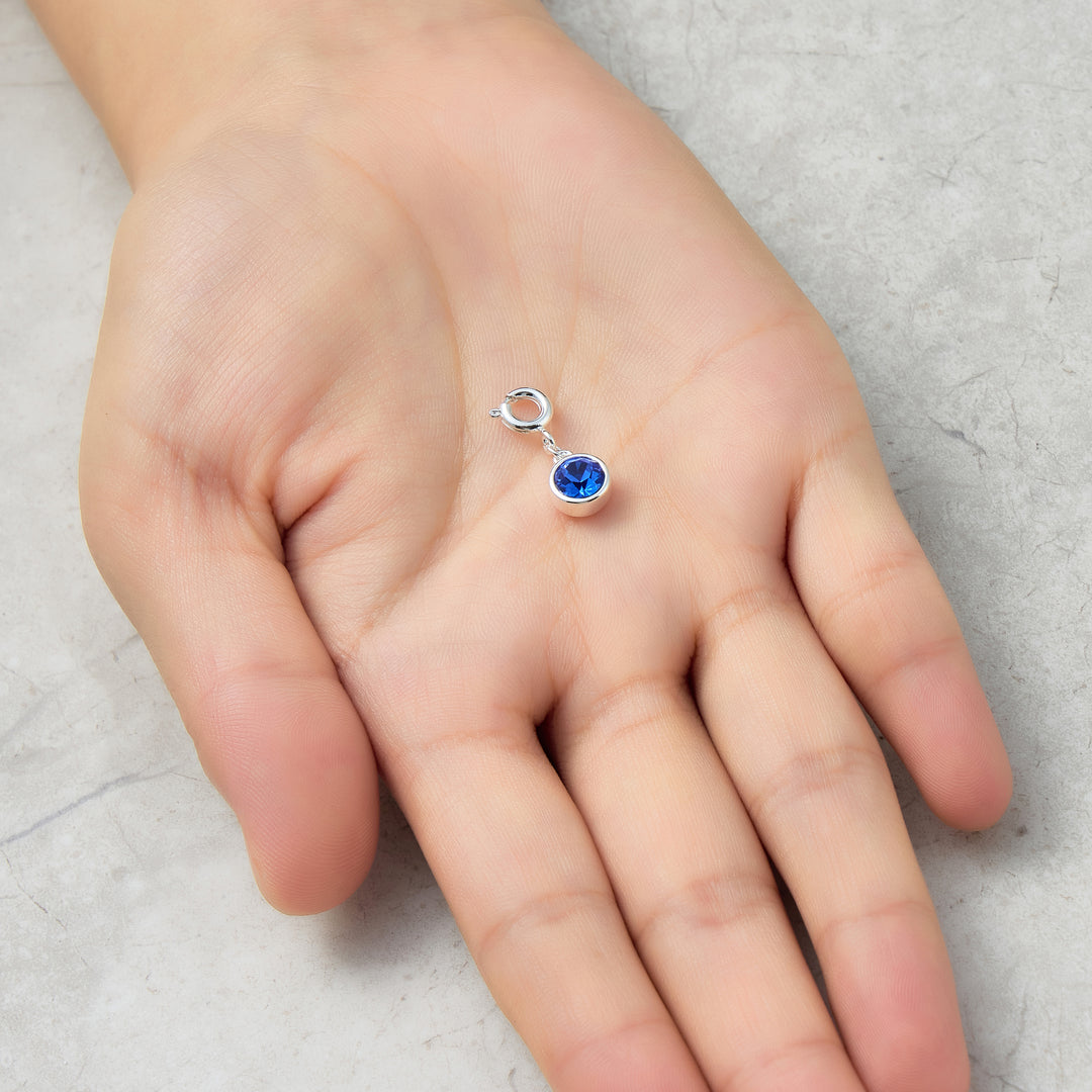 Clip On Birthstone Charms Created with Zircondia® Crystals