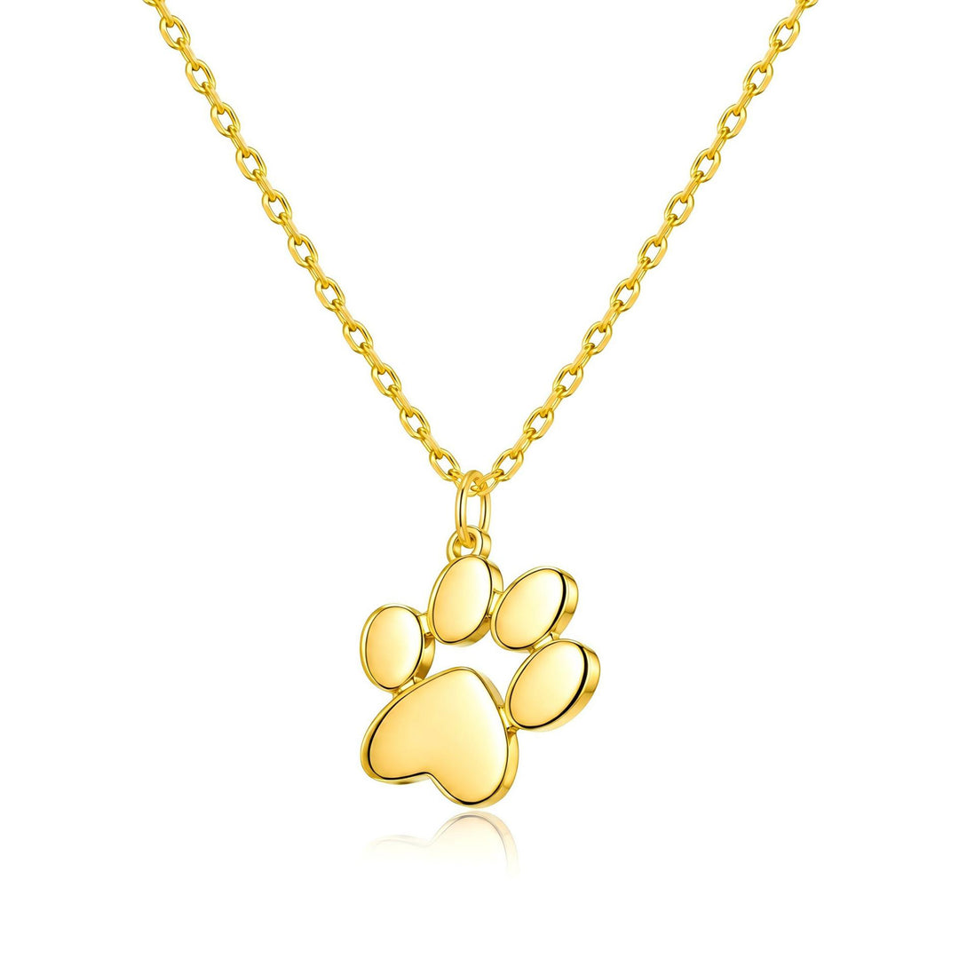 18k Gold Plated Cat Paw Necklace
