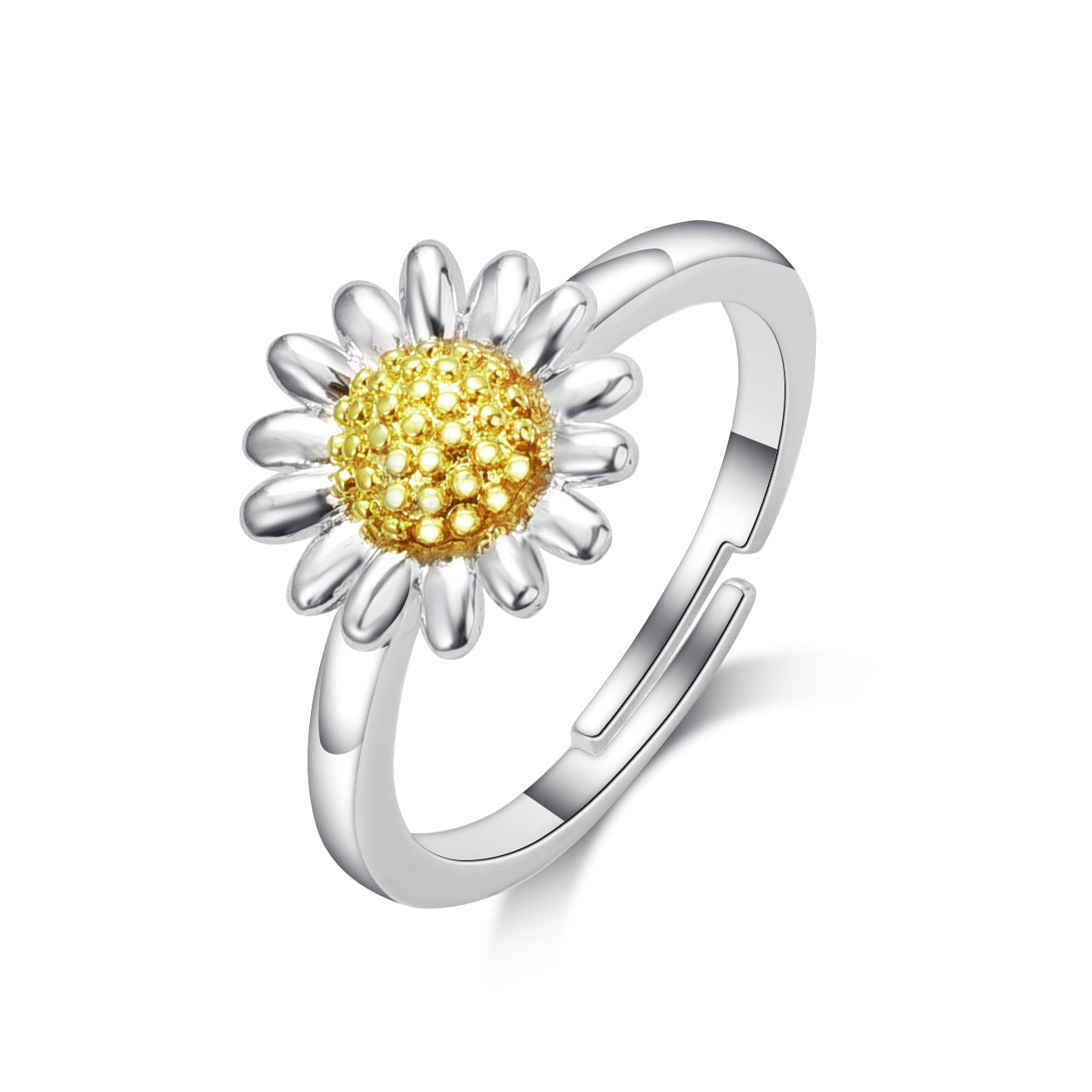 Adjustable Daisy Ring