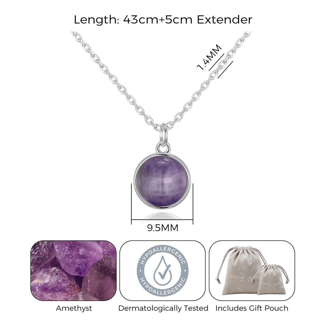 Amethyst Necklace - Philip Jones Jewellery