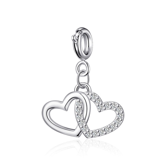 Clip On Charms Created with Zircondia® Crystals - Philip Jones Jewellery