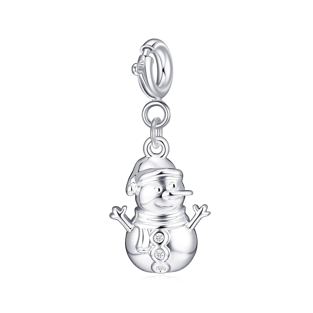 Clip On Christmas Charms Created with Zircondia® Crystals - Philip Jones Jewellery