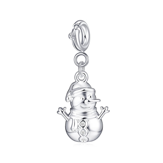 Clip On Christmas Charms Created with Zircondia® Crystals - Philip Jones Jewellery