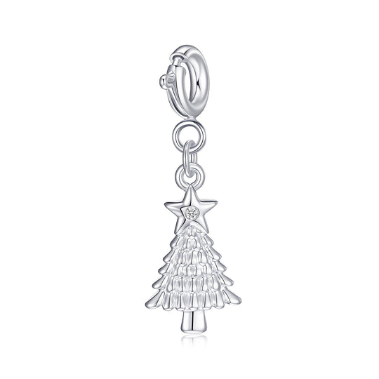 Clip On Christmas Charms Created with Zircondia® Crystals - Philip Jones Jewellery