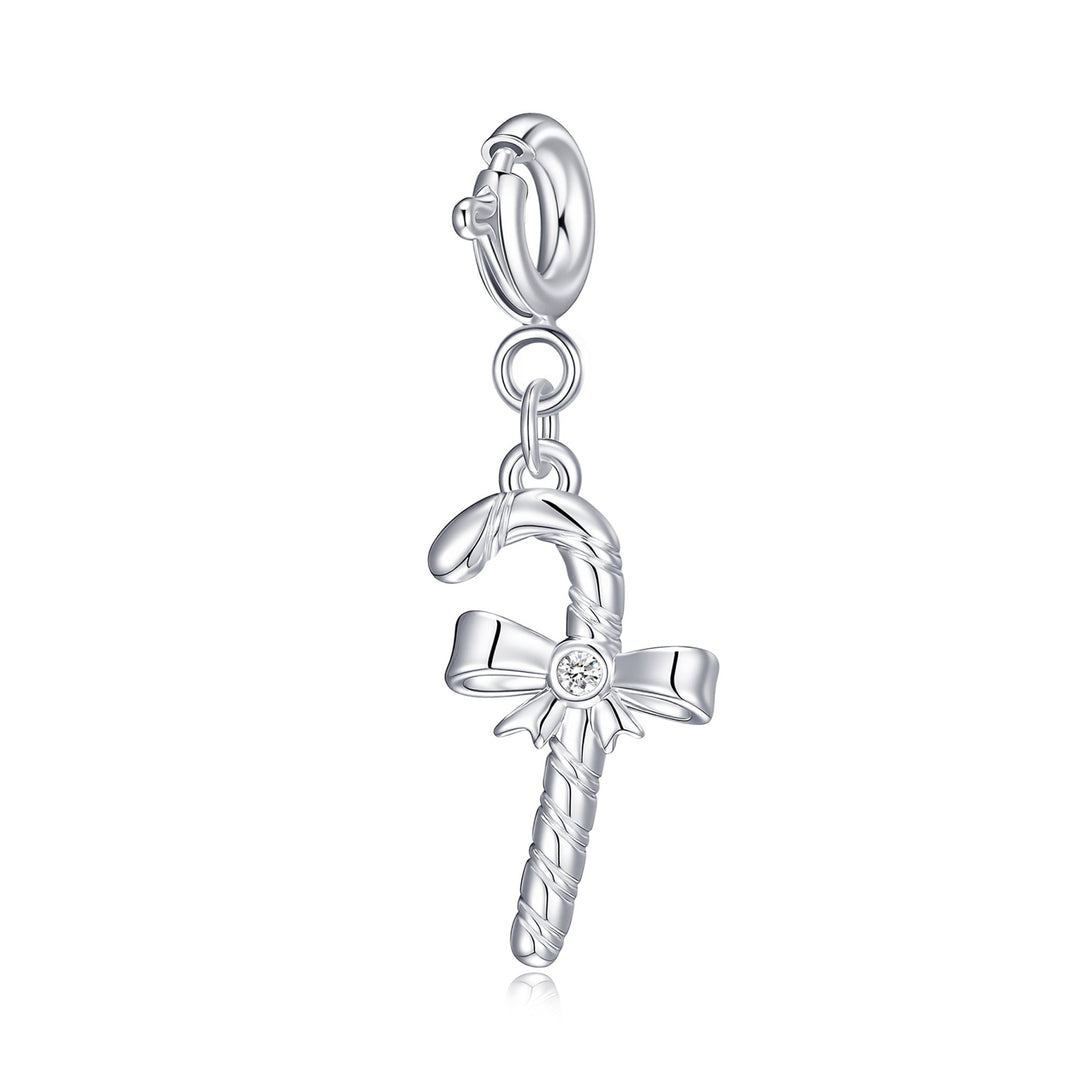 Clip On Christmas Charms Created with Zircondia® Crystals - Philip Jones Jewellery