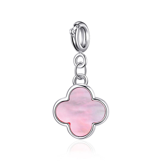 Clip On Gemstone Clover Charms - Philip Jones Jewellery