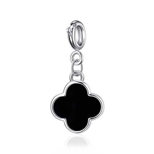 Clip On Gemstone Clover Charms - Philip Jones Jewellery