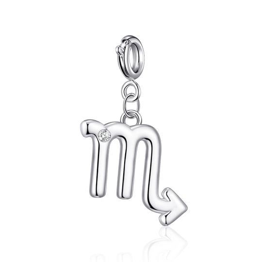 Clip On Star Sign Zodiac Charms Created with Zircondia® Crystals - Philip Jones Jewellery