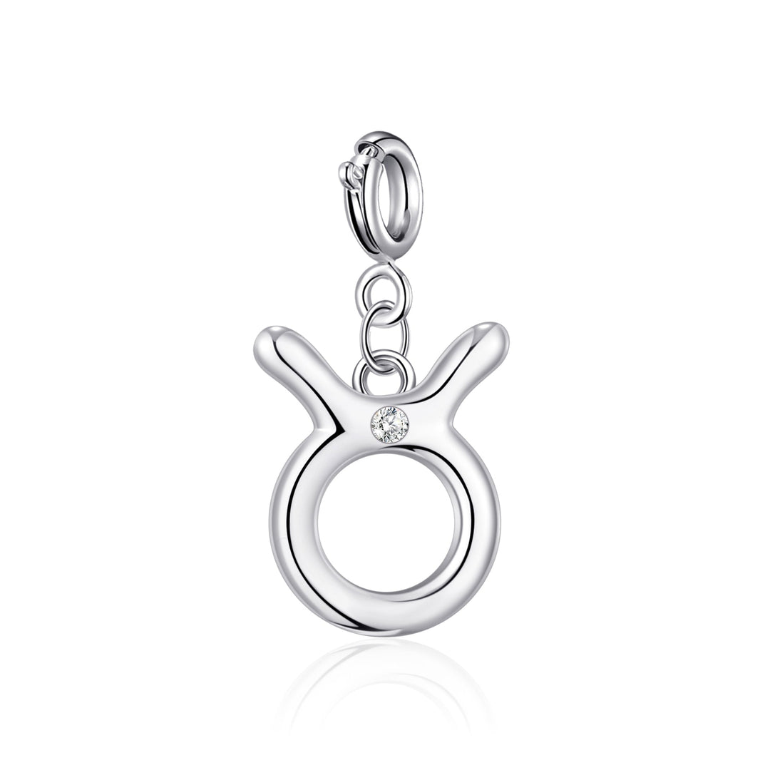 Clip On Star Sign Zodiac Charms Created with Zircondia® Crystals - Philip Jones Jewellery